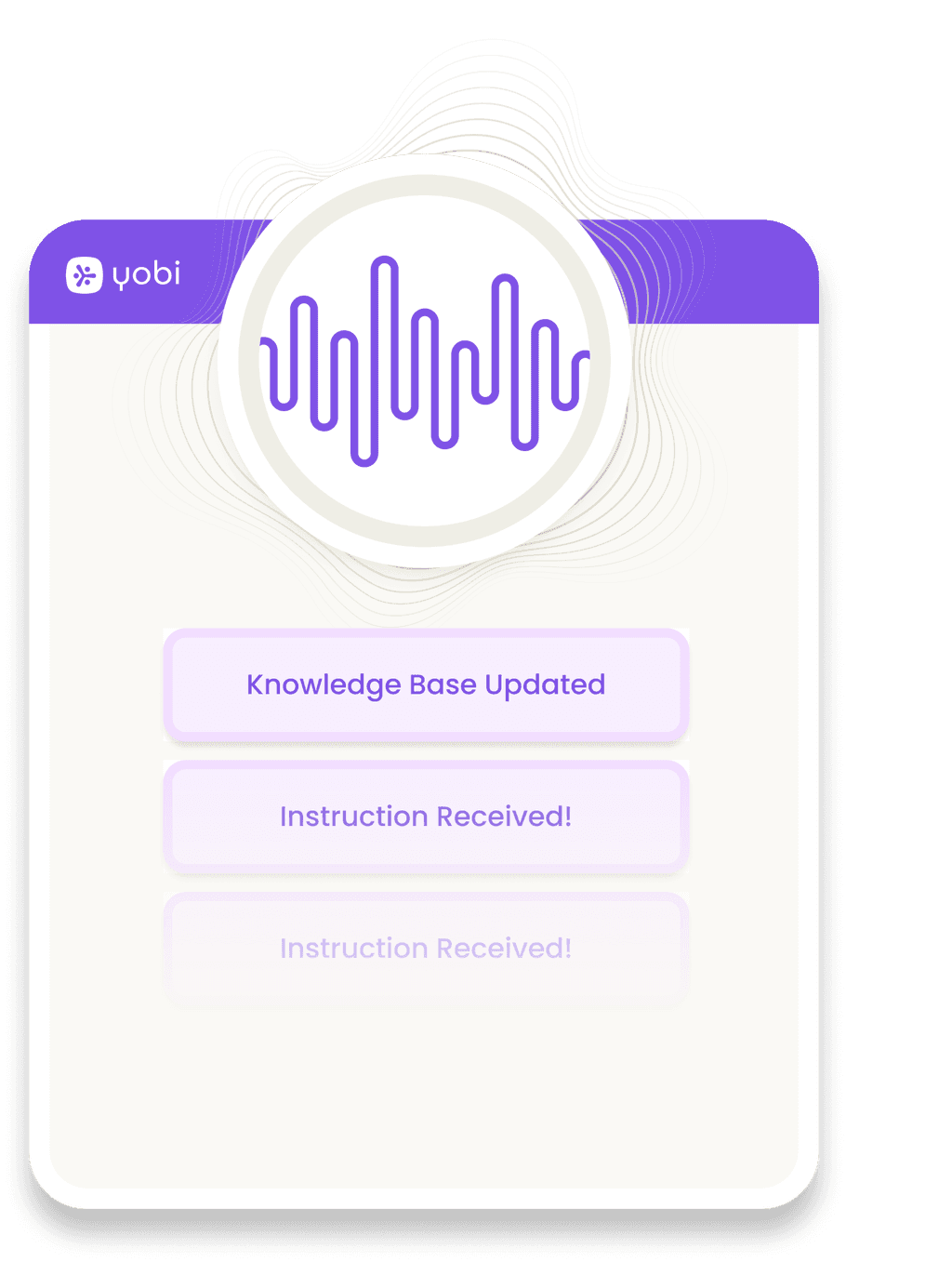 Tell Us What You Need interface