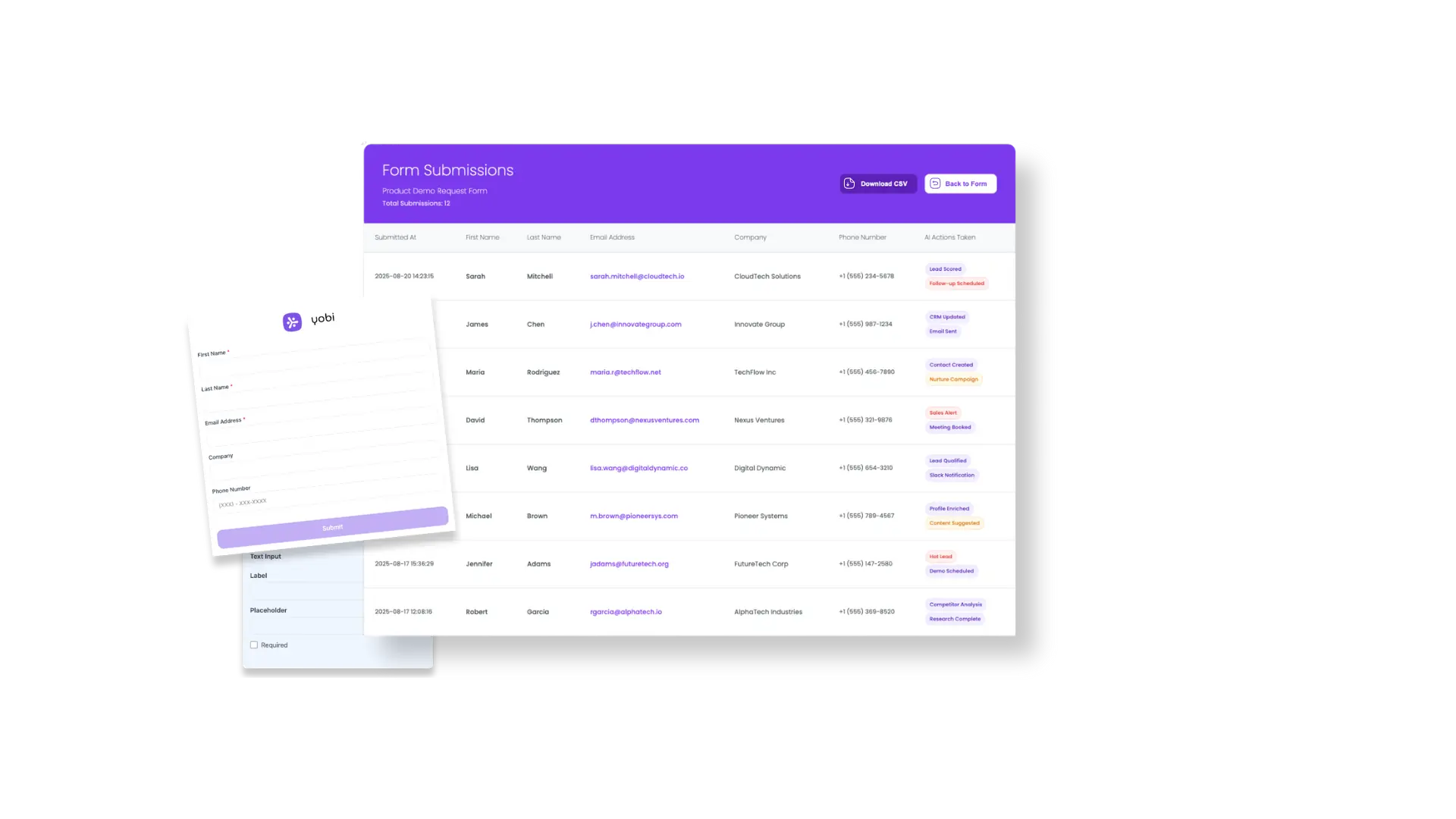 Yobi Forms - Smart form builder with AI-powered logic
